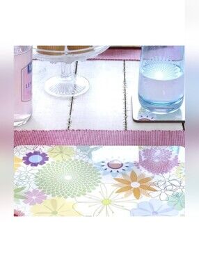 Pimpernel for Portmeirion Crazy Daisy cork-backed placemats Set Of 4 In Box